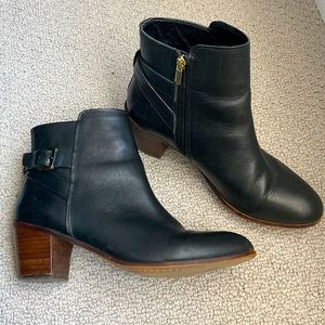 Sam Edelman: Black genuine leather, 9.5/41, booties.